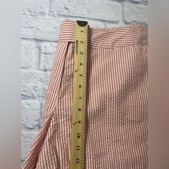 St. Berg Orange & White Striped Seersucker Shorts. Size 14. College Football! - Picture 6 of 8